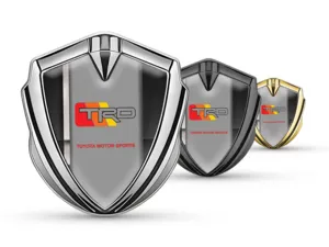 Toyota Auto Car Badge Pro Style Stainless Steel Edge